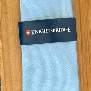 Knightsbridge Men's Polyester Tie, Blue, New